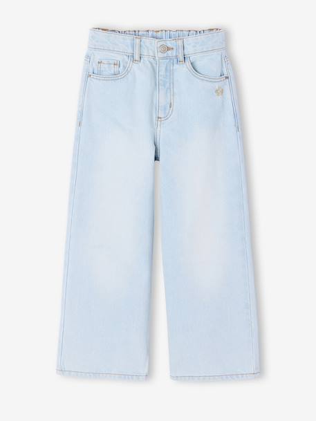 Jean fille large bleu moyen+denim black+denim bleached+denim brut+denim gris+stone 17 - vertbaudet enfant 