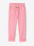 Pantalon fille style paperbag Lyocell fluide corail+kaki+rose 11 - vertbaudet enfant 