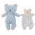 Poupée en tissu ours teddy ultra doux Blue 1 - vertbaudet enfant 