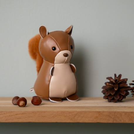 Alex l'ecureuil les petits animaux Marron, beige 4 - vertbaudet enfant 