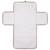Tapis à langer nomade cloudy rib milky coffee Ecru+Marron 8 - vertbaudet enfant 