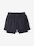 Short sport fille noir 1 - vertbaudet enfant 