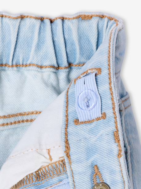Jean fille large bleu moyen+denim black+denim bleached+denim brut+denim gris+stone 20 - vertbaudet enfant 