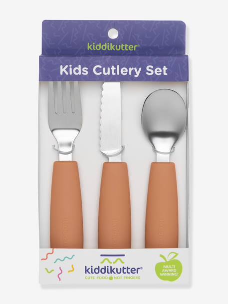 Set de couverts d'apprentissage orange+vert 2 - vertbaudet enfant 