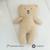 Poupée en tissu ours teddy ultra doux Beige 4 - vertbaudet enfant 