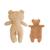 Poupée en tissu ours teddy ultra doux Beige 2 - vertbaudet enfant 