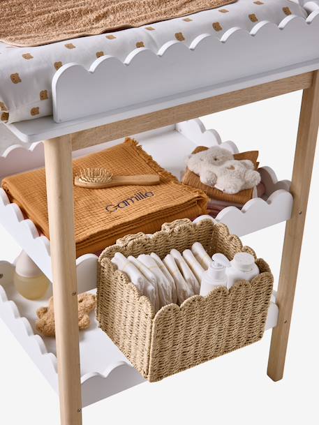 Panier de rangement pour table à langer FESTON beige 6 - vertbaudet enfant 