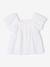 Blouse à volants gaze de coton écru 3 - vertbaudet enfant 