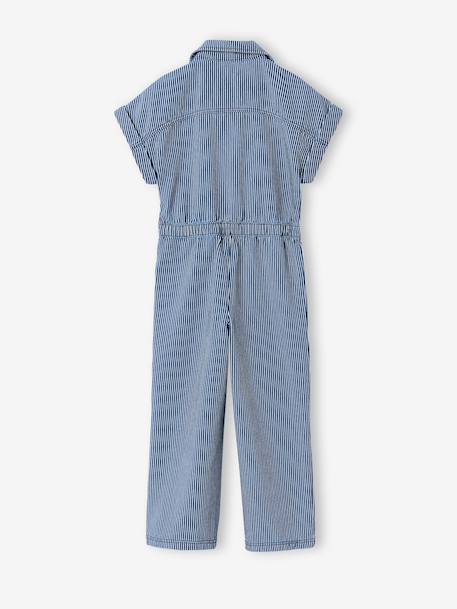 Combi pantalon fille rayée rayé bleu 4 - vertbaudet enfant 