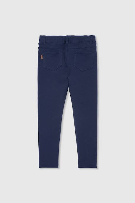 Pantalon fille coton Bleu 2 - vertbaudet enfant 