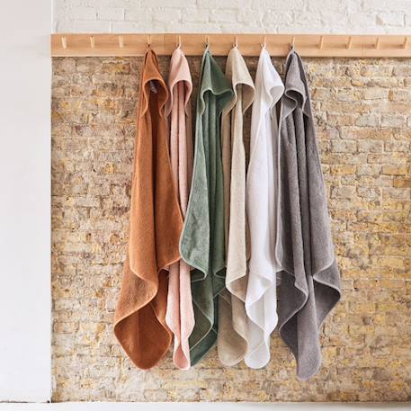 Cape de bain Marron clair+Nougat+Vert 12 - vertbaudet enfant 