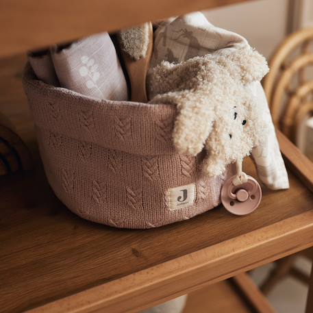Doudou attache sucette teddy bear Ecru+Rose+Vert 2 - vertbaudet enfant 