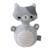 Jouet d'éveil bébé – culbuto chat en coton Gris 6 - vertbaudet enfant 