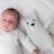 Peluche doudou ourson en coton tricoté Bleu 5 - vertbaudet enfant 