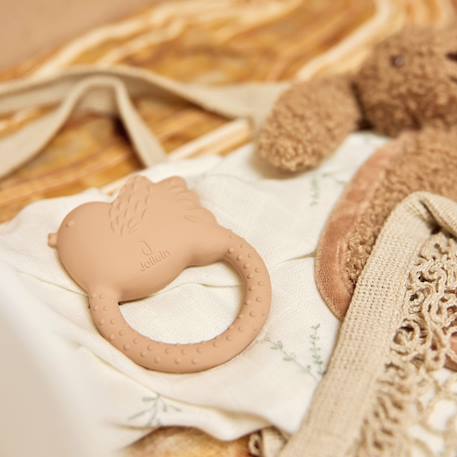 Anneau de dentition en caoutchouc Rose 4 - vertbaudet enfant 