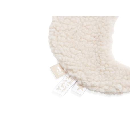Doudou attache sucette lune Blanc crème 2 - vertbaudet enfant 