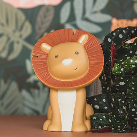 Tirelire hakuna marron (16 cm) Marron, écru, noir 3 - vertbaudet enfant 