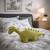 Grande peluche dinosaure en coton tricoté Vert 3 - vertbaudet enfant 