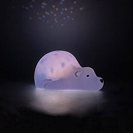 Veilleuse projecteur bjorn l'ours polaire Blanc 5 - vertbaudet enfant 