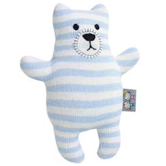 Jouet-Peluche doudou ourson en coton tricoté