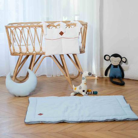 Peluche doudou girafe en coton tricoté Écru 3 - vertbaudet enfant 