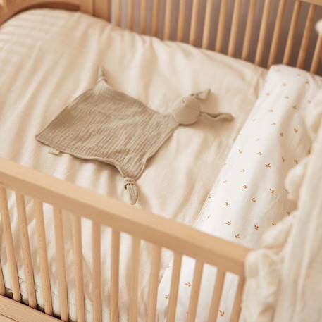 Attache sucette bunny ears en coton Rose sauvage+Vert 8 - vertbaudet enfant 
