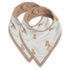 Puériculture-Lots de 2 bavoirs bandana en coton