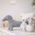 Peluche en coton bio doudou chien teckel Gris 5 - vertbaudet enfant 