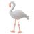 Grande peluche flamant rose en coton Gris 1 - vertbaudet enfant 
