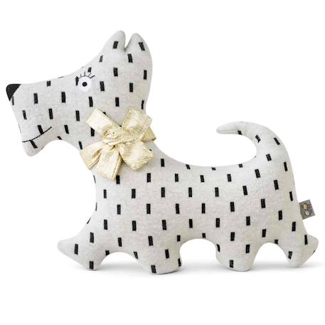 Grande peluche en coton - chien scotty Beige 1 - vertbaudet enfant 
