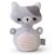 Jouet d'éveil bébé – culbuto chat en coton Gris 1 - vertbaudet enfant 