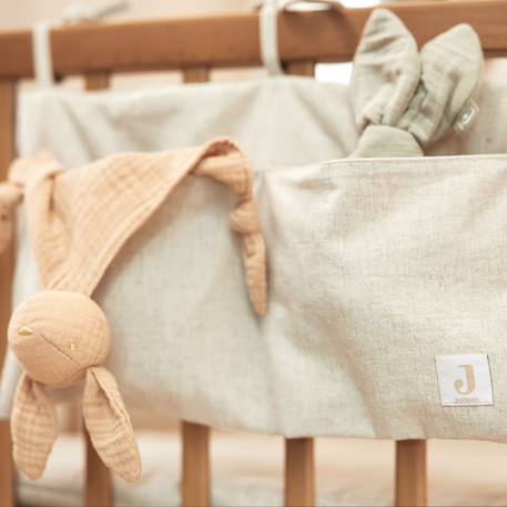 Attache sucette bunny ears en coton Rose sauvage+Vert 10 - vertbaudet enfant 