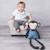 Grande peluche singe en coton tricoté Bleu 5 - vertbaudet enfant 