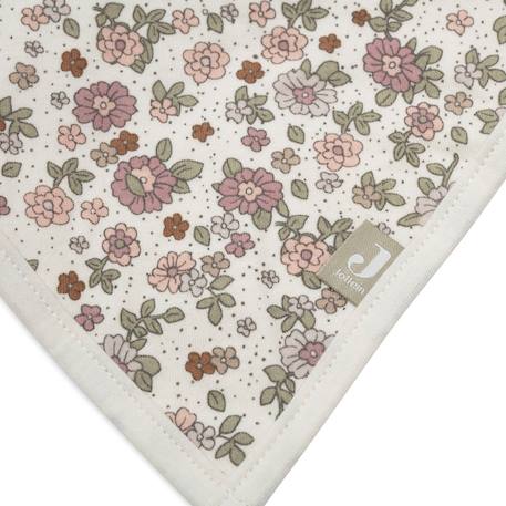 Lots de 2 bavoirs bandana en coton Blanc, marron clair+Multicolore fleuri 10 - vertbaudet enfant 