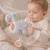 Peluche musicale en tricot de coton dino Dino gris 3 - vertbaudet enfant 