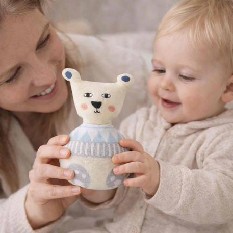 Jouet d'éveil culbuto cadeau de naissance Écru 2 - vertbaudet enfant 