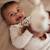 Lots de 2 bavoirs bandana en coton Blanc, marron clair+Multicolore fleuri 12 - vertbaudet enfant 