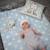 Hochet tricoté en coton bio Beige, chien+Beige, singe+Bleu, ourson+Gris, dino+Multicolore, lapin+Multicolore, toucan+Rose 16 - vertbaudet enfant 