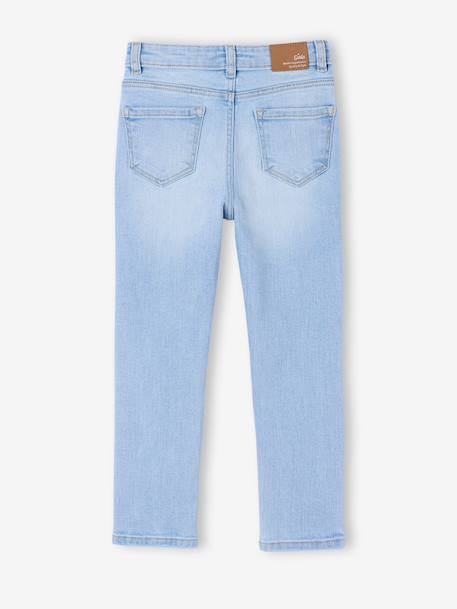 Jean fille slim morphologik tour de hanches fin bleached+bleu foncé+denim gris+gris+stone 2 - vertbaudet enfant 