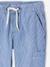 Pantalon denim garçon battle coton rayé bleu 6 - vertbaudet enfant 