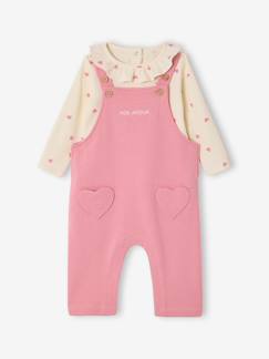-Ensemble salopette bébé fille