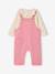 Ensemble salopette bébé fille rose 1 - vertbaudet enfant 