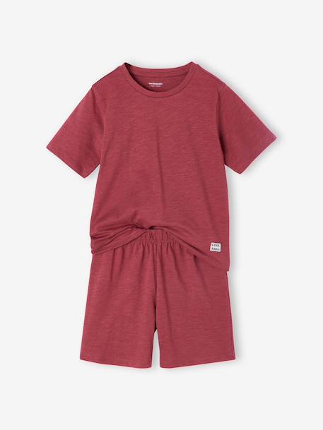 Lot pyjama short uni bleu chambray 2 - vertbaudet enfant 