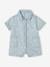 Combishort bébé fille denim denim bleached 6 - vertbaudet enfant 