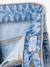 Jean fille large morphologik tour de hanches fin bleached+bleu foncé+stone 3 - vertbaudet enfant 