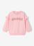 Sweat manches longues bébé fille rose pâle 1 - vertbaudet enfant 