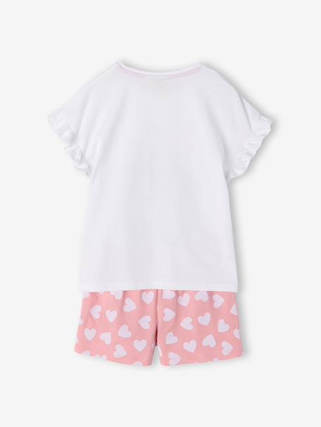 Pyjashort fille coton Lilo & Stitch rose bonbon 4 - vertbaudet enfant 