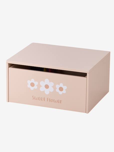 Table d'activités avec coffre de rangement beige+rose 11 - vertbaudet enfant 