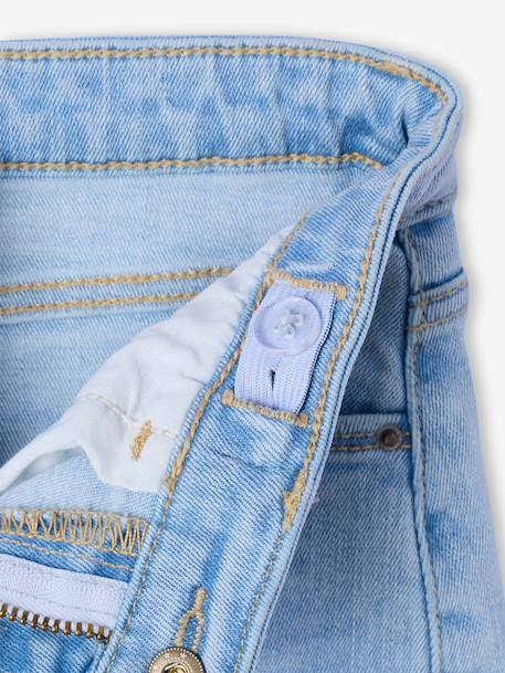 Jean slim fille morphologik tour de hanches large bleu foncé+bleu moyen+denim bleached+denim gris+gris 12 - vertbaudet enfant 