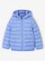 Doudoune garçon légère à capuche bleu jean+bleu moyen+marine+noir+noisette+noix de pécan+olive+rouge+vert émeraude 4 - vertbaudet enfant 